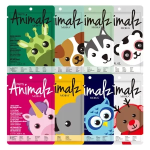 8pcs Animal Moisturizing Face Mask