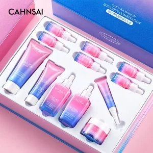 Facial Products Kit Sakura Skin Care  Kit Korean Facial Cleanser